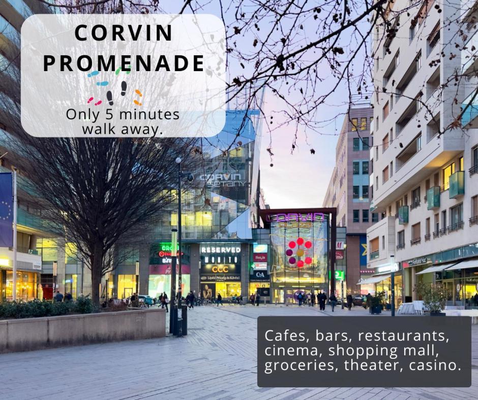Corvin City Apartment - Free Parking- Budapest Kültér fotó